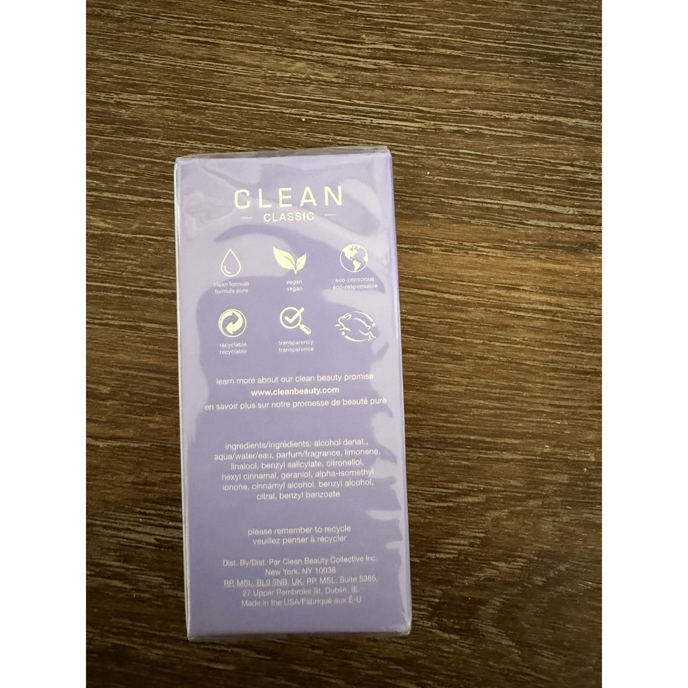 CLEAN CLASSIC SPRING BREEZE-UNISEX-EDP-SPRAY-1.0 OZ-30 ML-AUTHENTIC-MADE IN USA - Picture 3 of 5